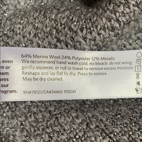 NWT Eileen Fisher Sparkle Merino Sweater - Picture 8 of 8